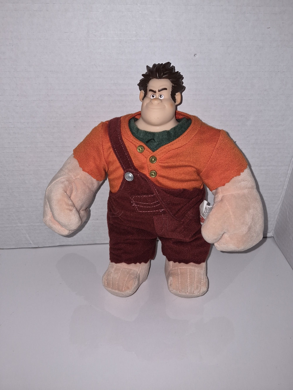 Disney Thinkway Toys Wreck-It Ralph Plush Toy Buddy Vinyl Head